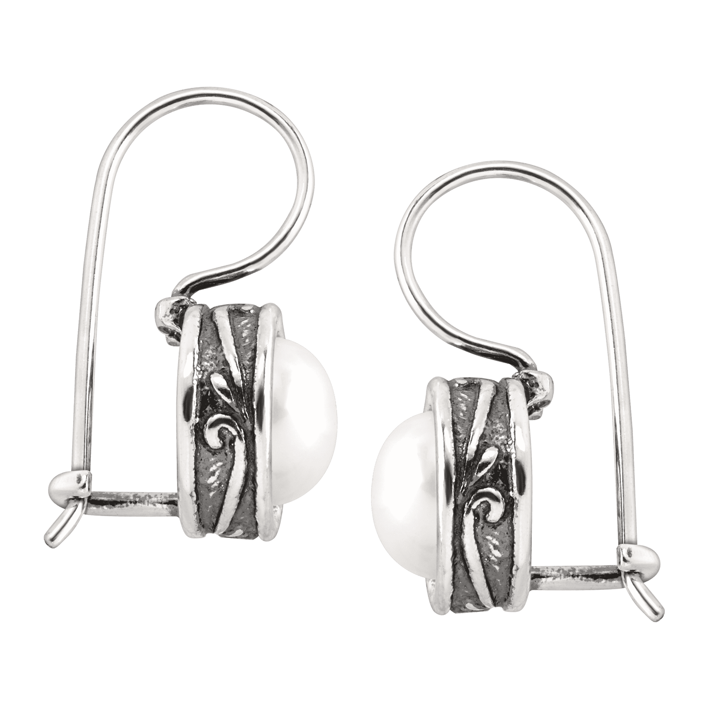 Silpada 'Modern Fairytale' 8 mm FW Pearl Drop Earrings in St