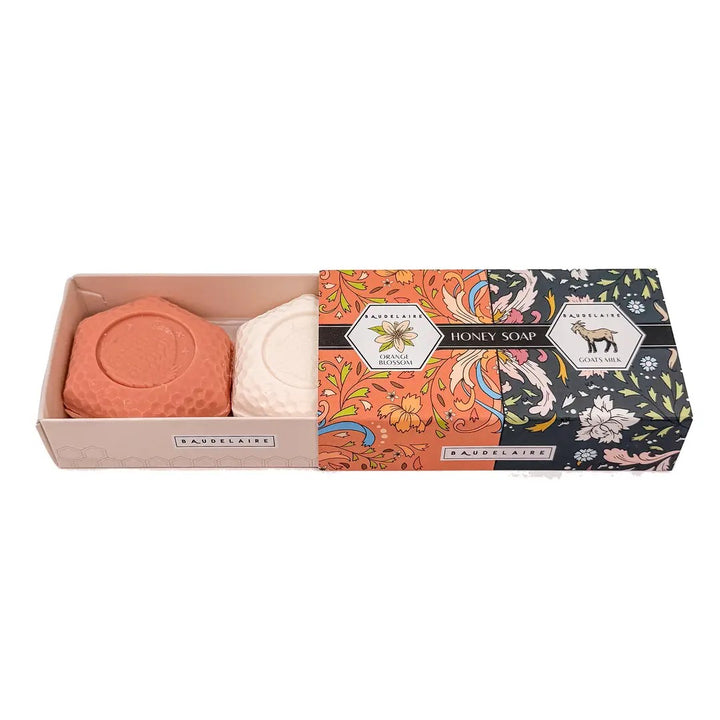 Orange Blossom/Goats Milk Honey Soap 1.4oz - Matchbox Duo