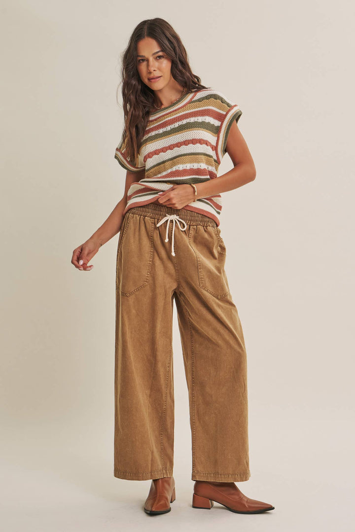 The Morgan Textured Stripe Sweater Vest