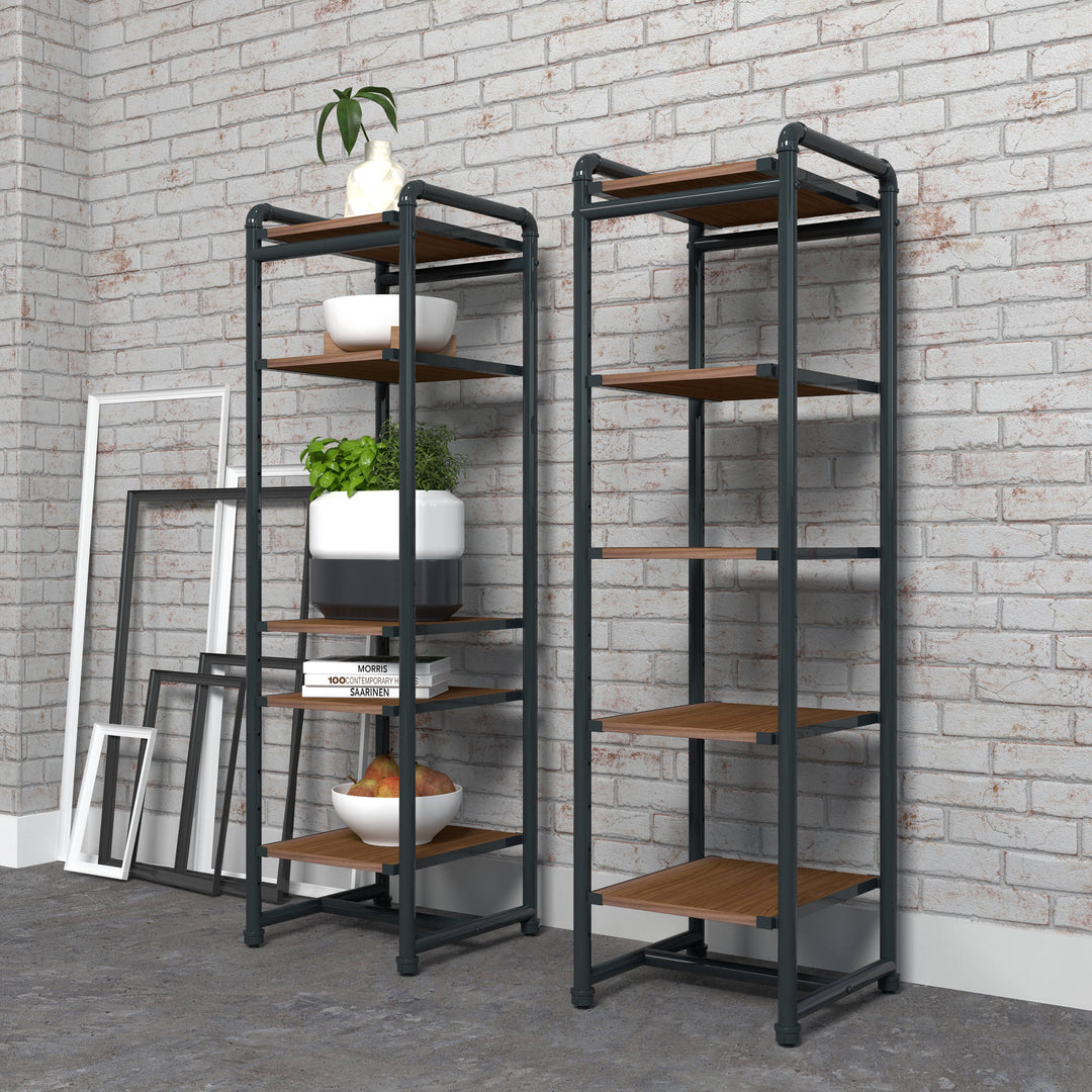 Pipeline Etagere Retail Display Tower - Grey Frame
