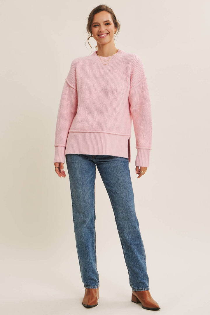 Recycled Blend Knit Sweater – Sustainable Cozy Style