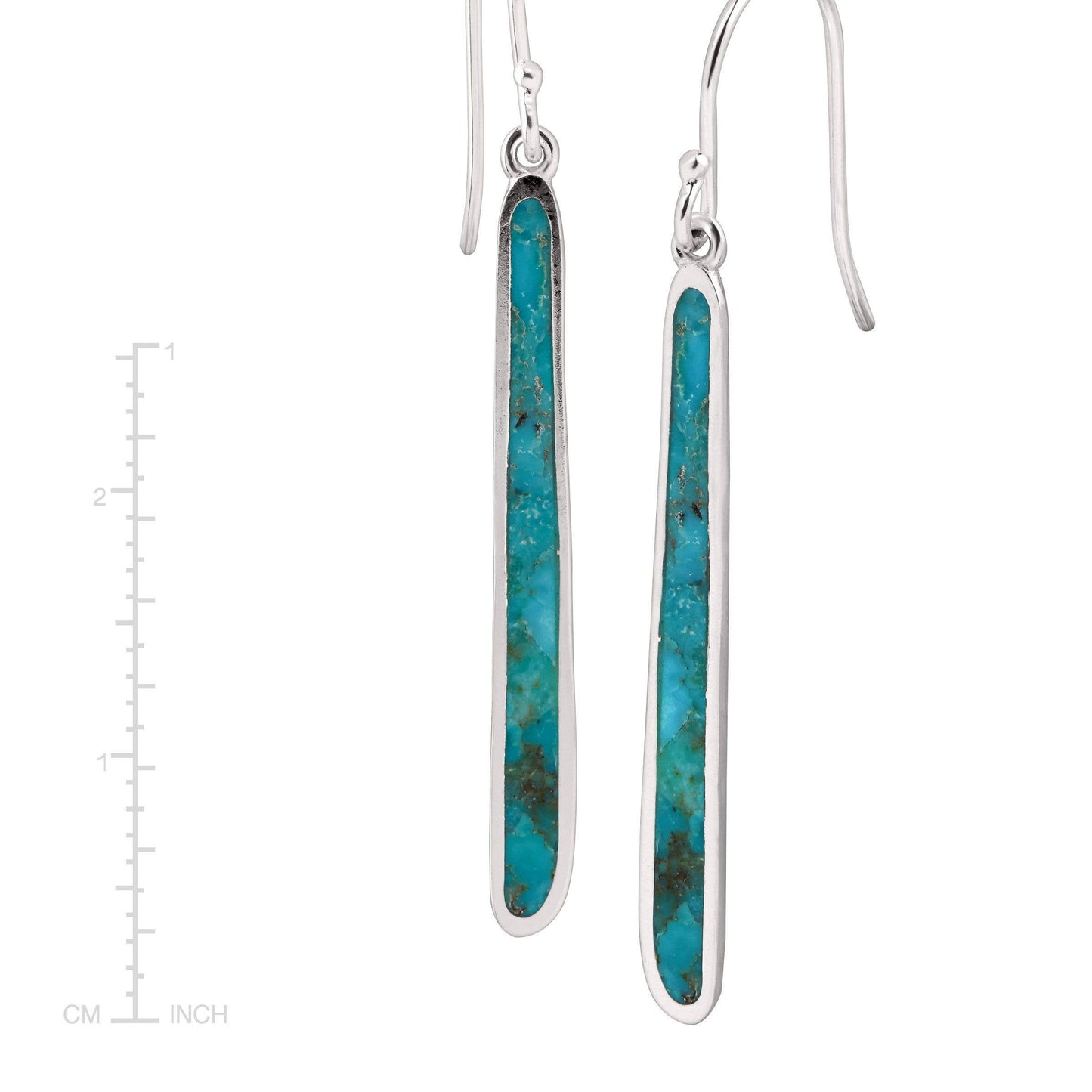 Silpada 'Turquoise Drop' Compressed Turquoise Drop