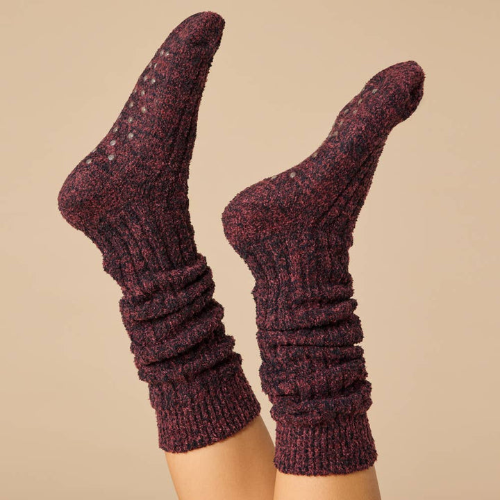 Slouchy Marshmallow Socks with Grippers