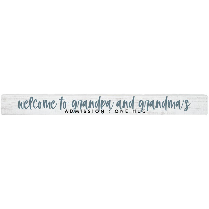 Welcome Admission Grandparent Gift Shelf-Sitter Sign