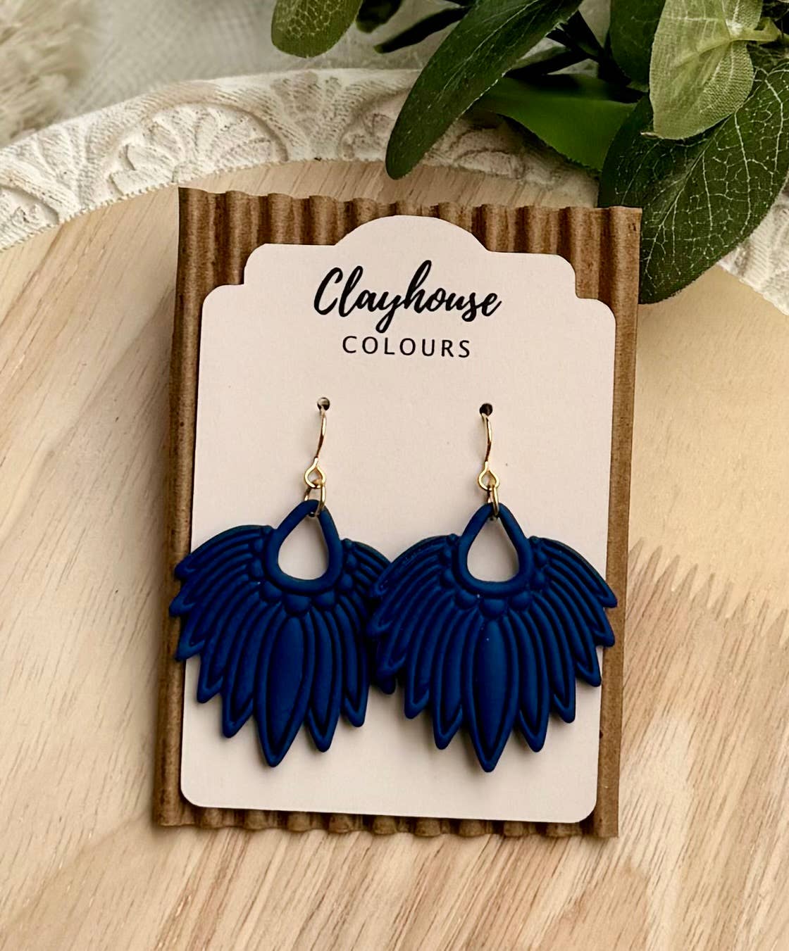 Ornate Clay Earrings