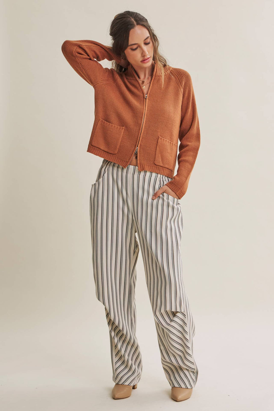 The Parker Two-Way Zip Sweater Jacket