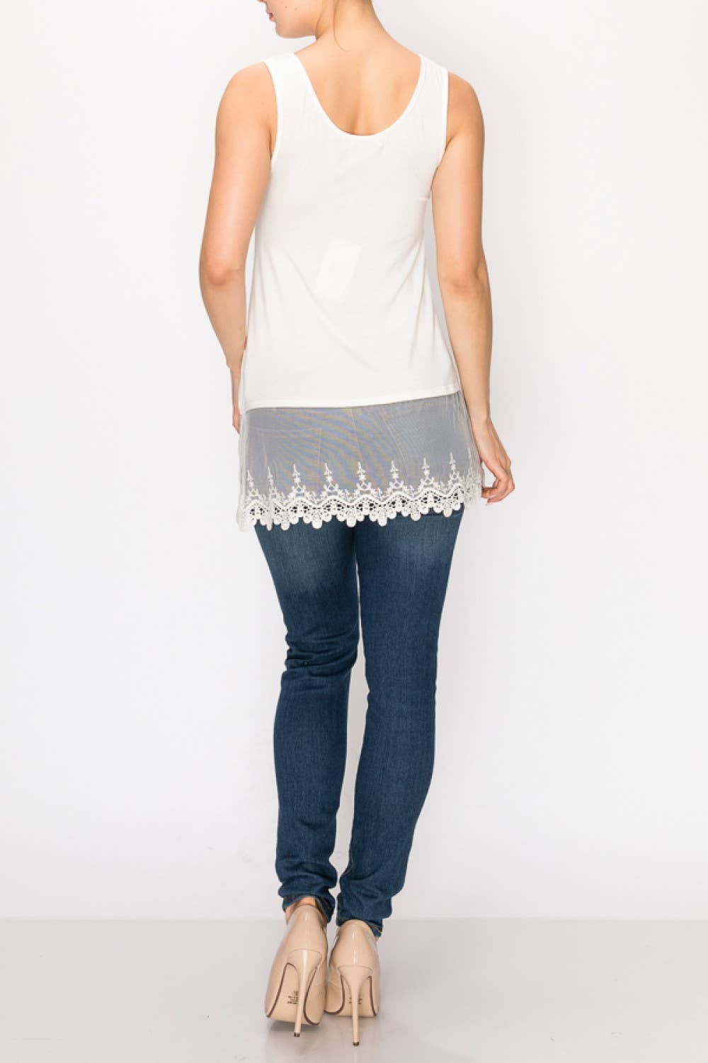Lace Trim Tank