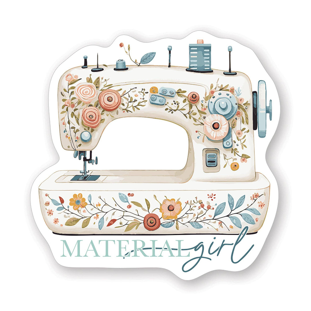 Material Girl Sewing Sewing Crafting Vinyl Stickers