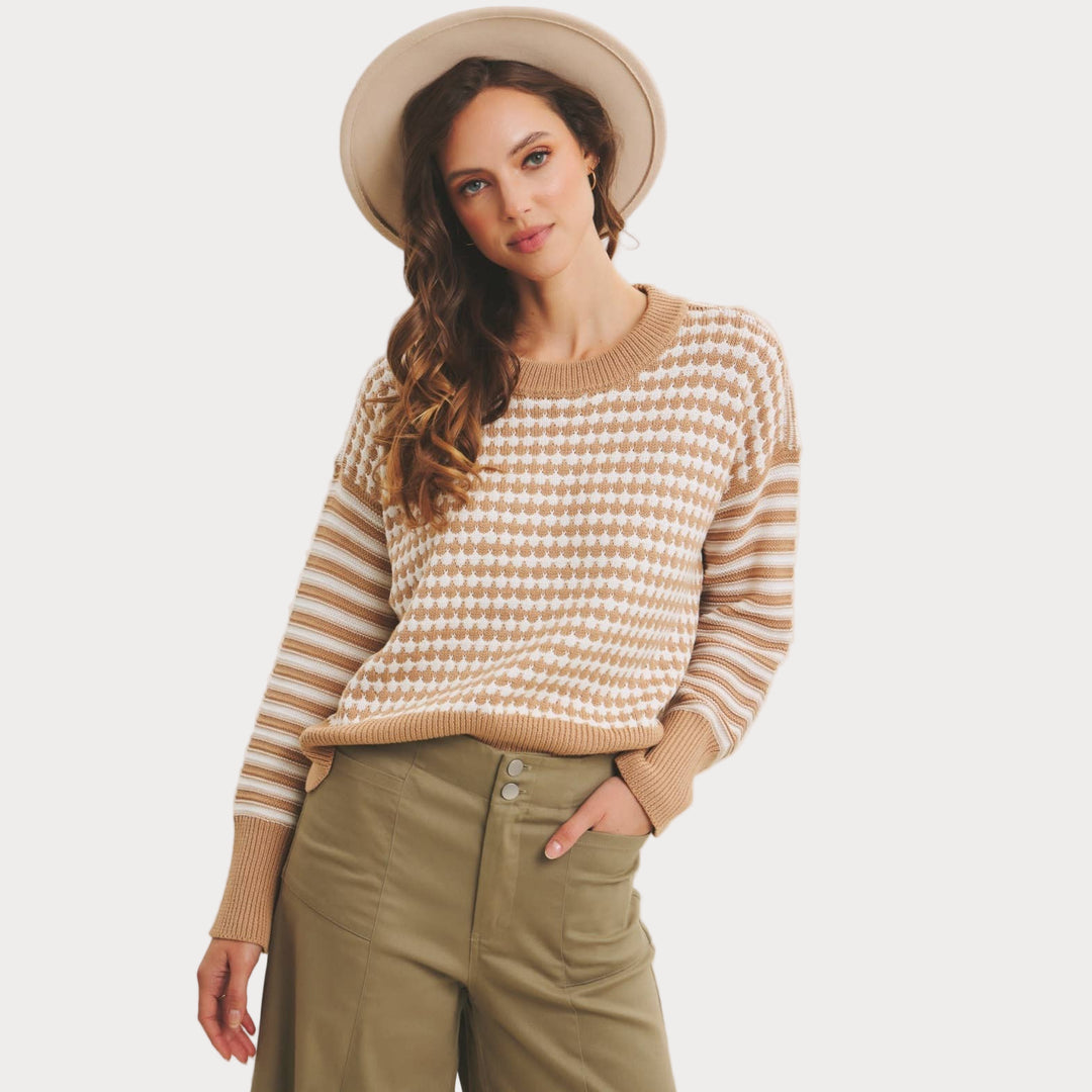 Cozy Textured Pullover Sweater