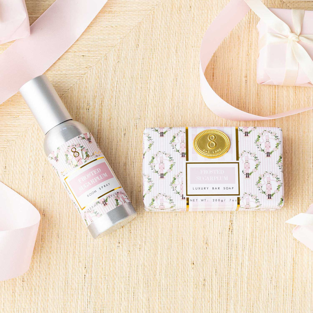 Frosted Sugarplum Wrapped Bar Soap, 7oz