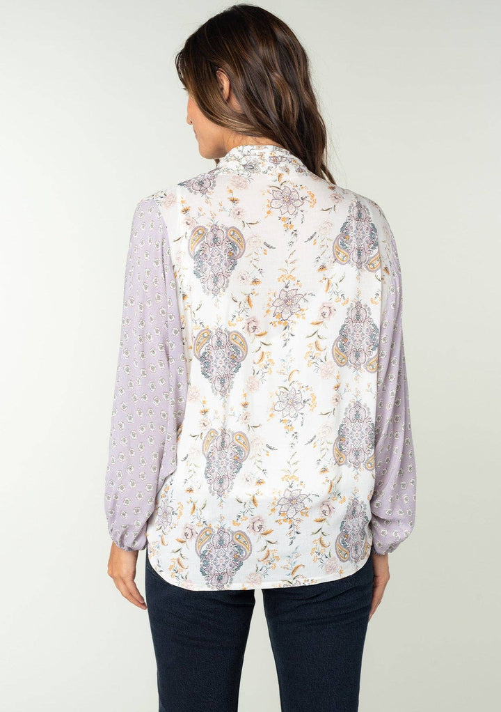 Floral Dolman Sleeve Tie Front Kimono Top