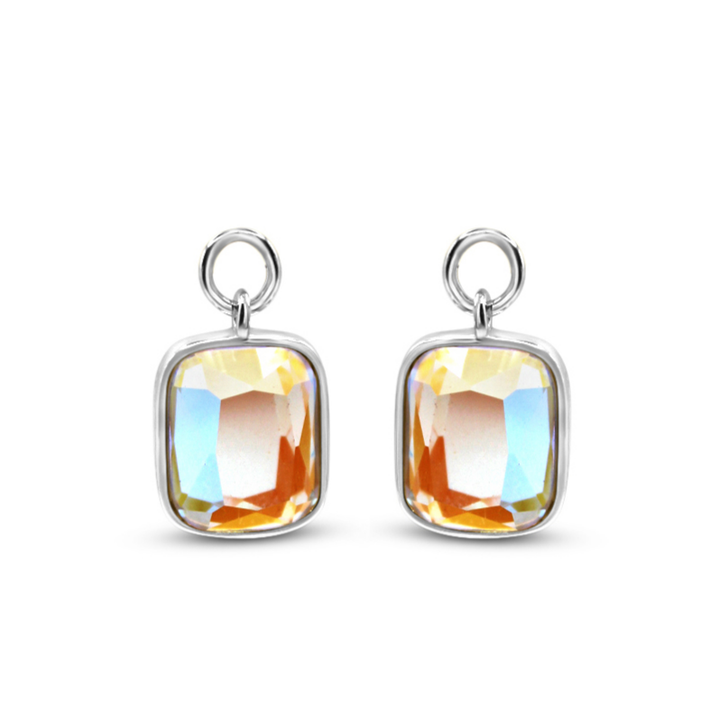 Cushion Cut Charm in Angel Aura Quartz