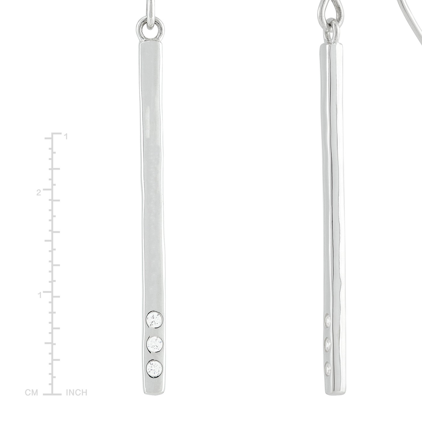 Silpada 'Clear Lines'  Sterling Silver Drop Earrings