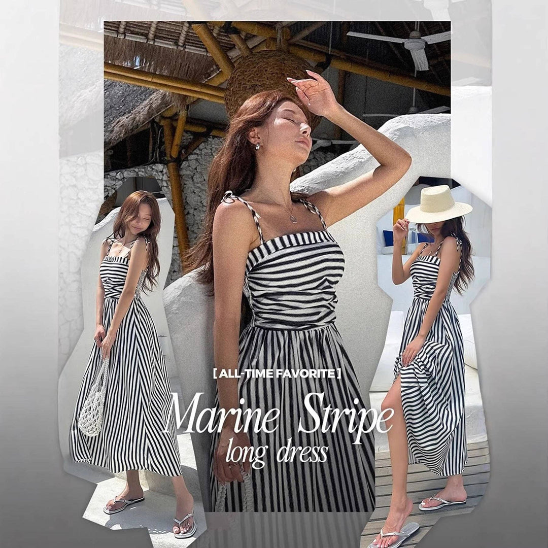 Effortless Striped Maxi Dress