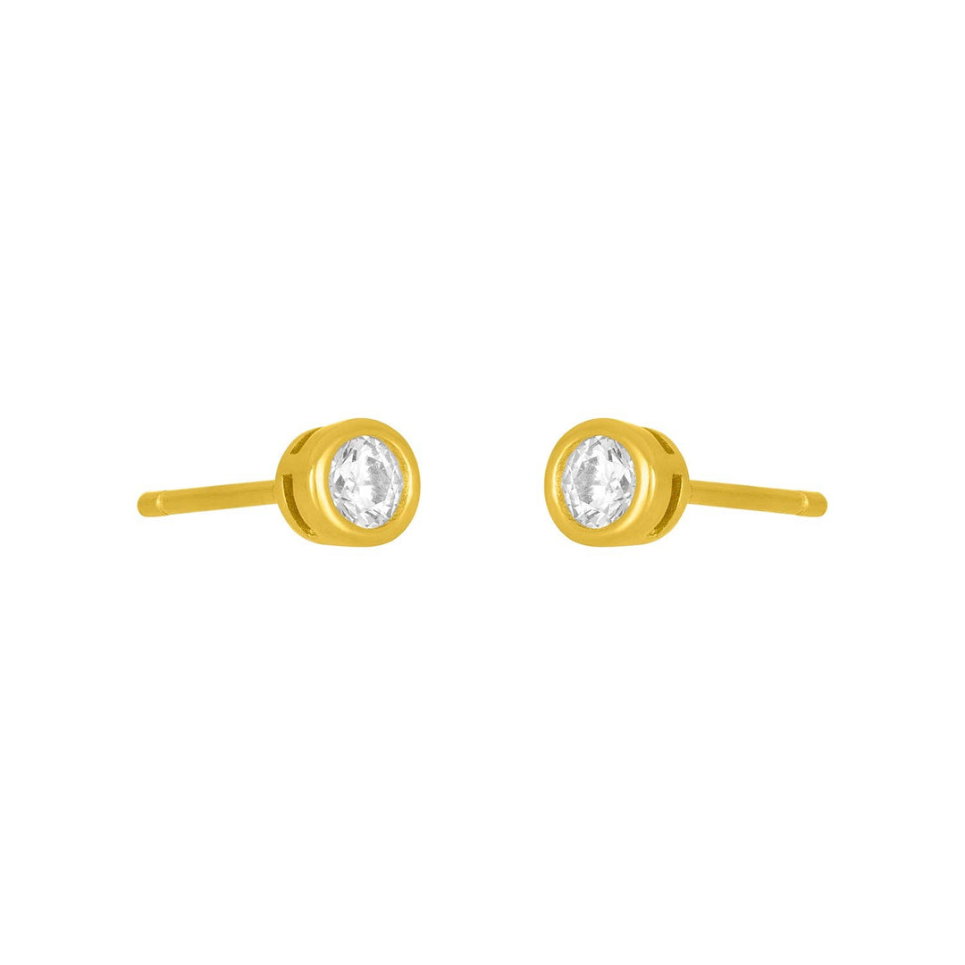 MARISOL BEZEL STUD 3MM