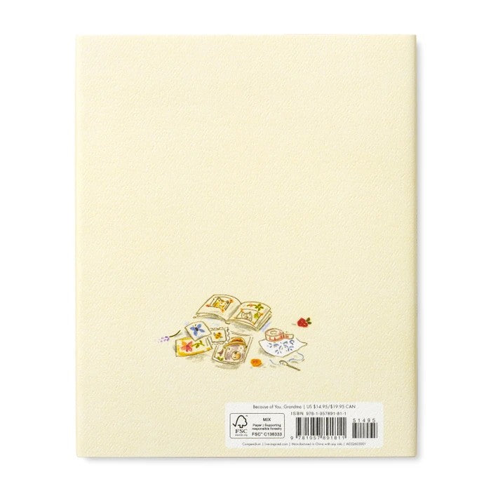 Because of You, Grandma | Illustrated Hardcover Gift Book