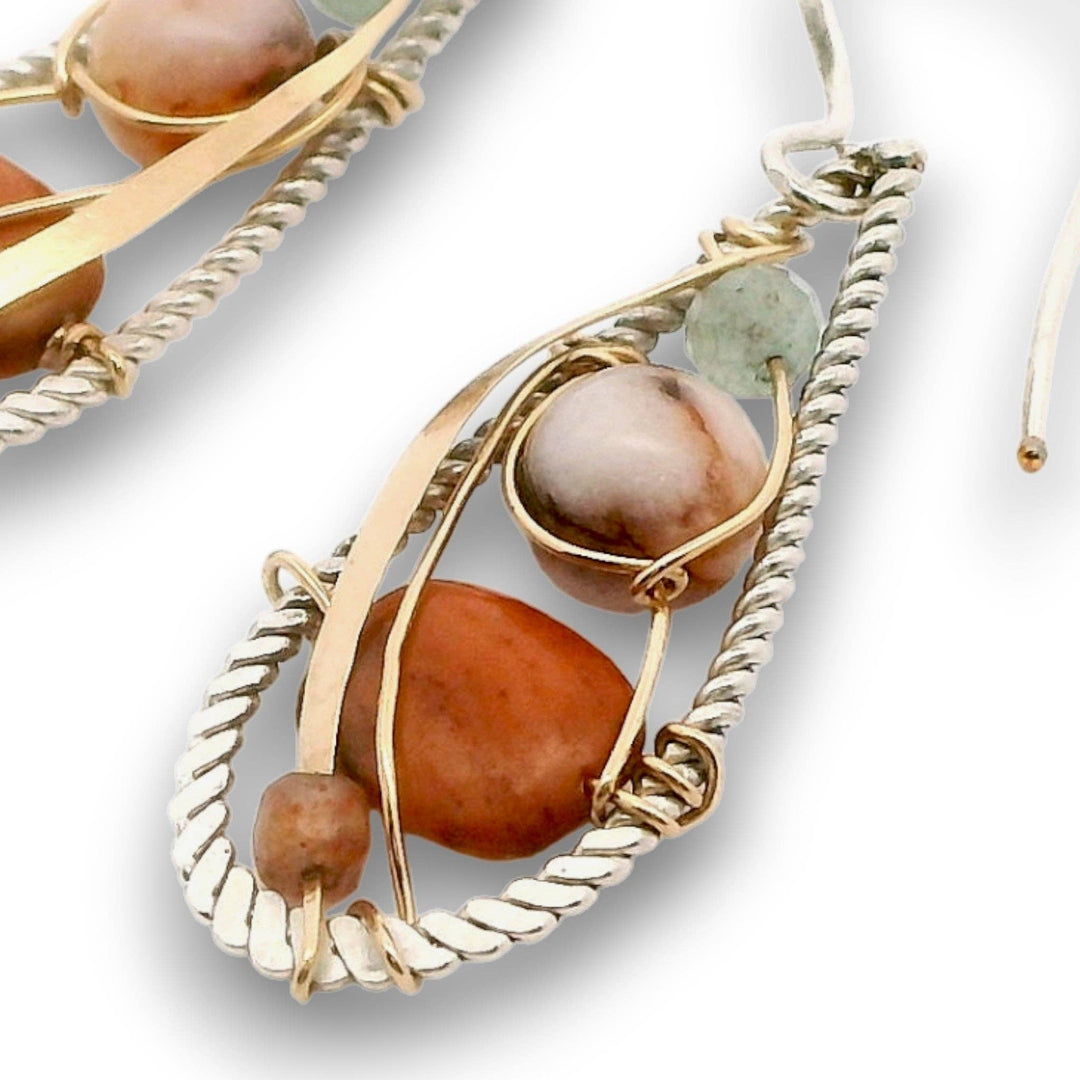 Jupiter Jasper Mini Drop Earrings