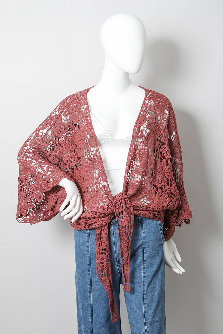 Crochet Floral Petal Wrap