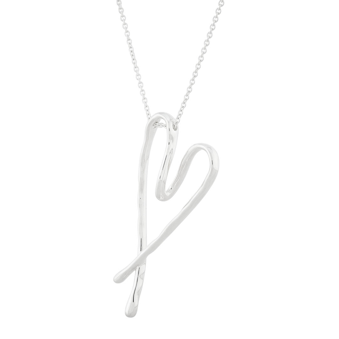 'Love Song' Sterling Silver Pendant Necklace