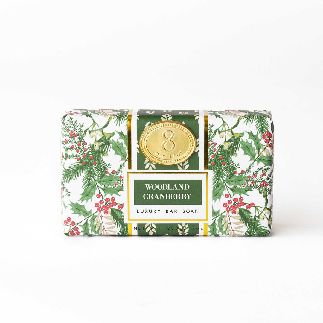 Woodland Cranberry Wrapped Bar Soap, 7oz