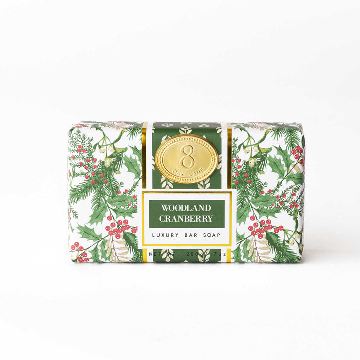 Woodland Cranberry Wrapped Bar Soap, 7oz