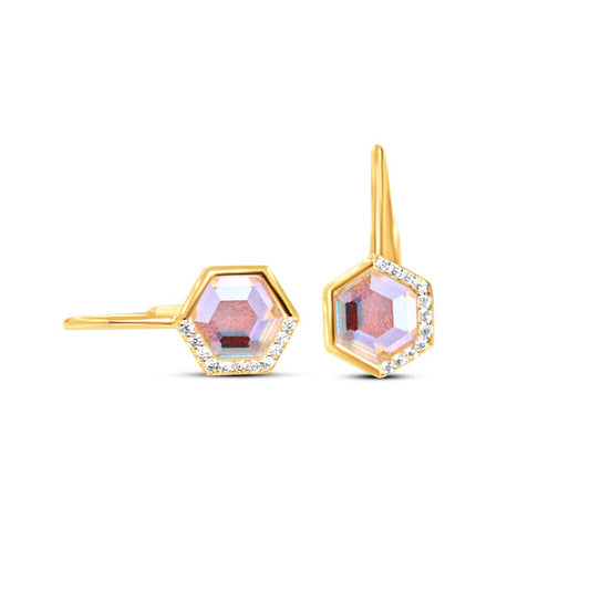 Stardust Lever Back Earrings