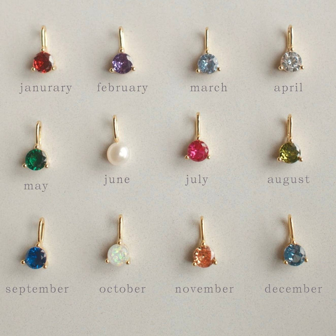 BIRTHSTONE CHARM