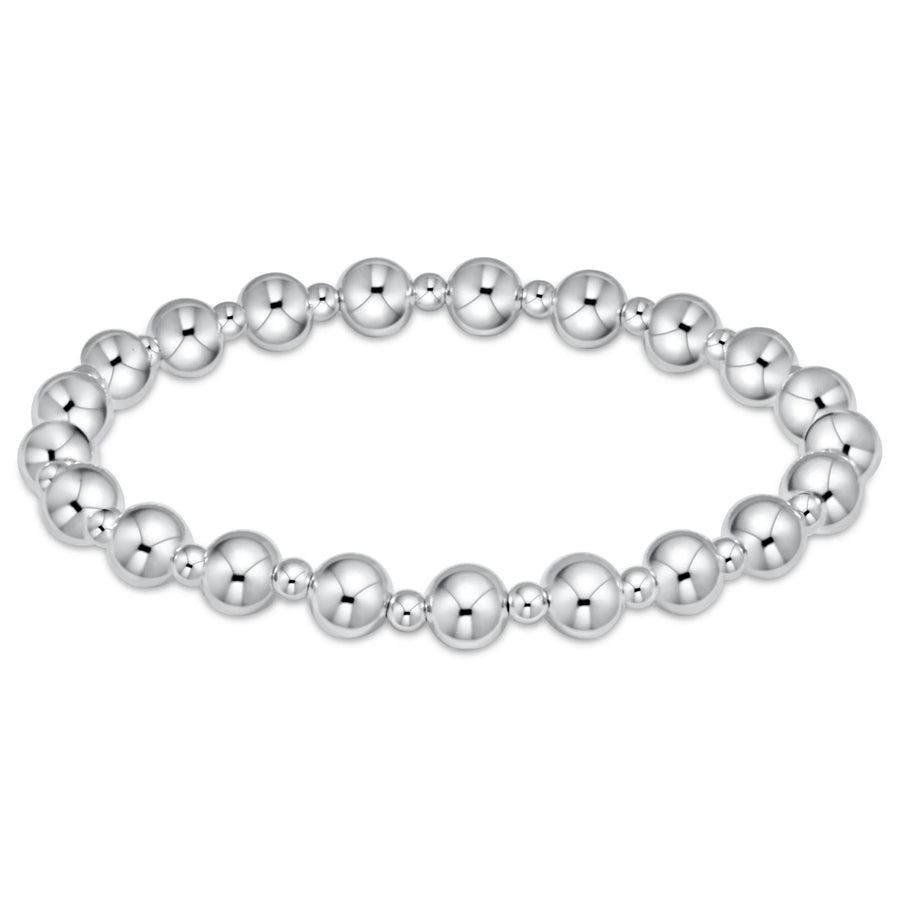 enewton grateful sterling silver bracelet with 6mm and 3mm beads