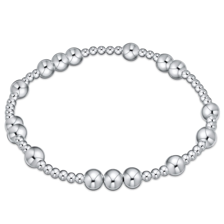 enewton hope unwritten sterling silver bracelet with mixed 5mm and 2.5mm beads