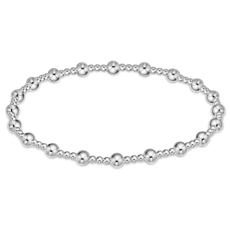 enewton sincerity sterling silver bracelet with 4mm and 2mm beads
