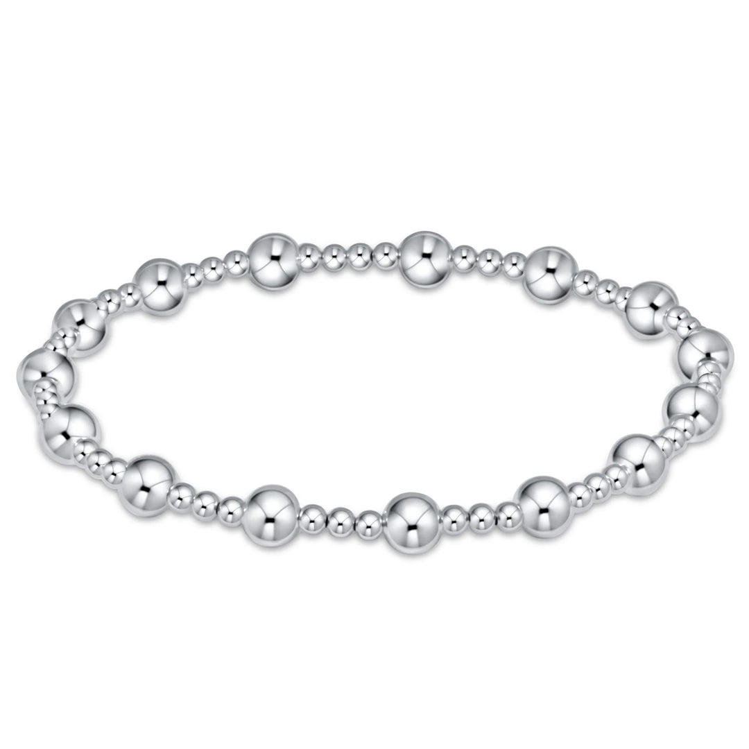 enewton sincerity sterling silver bracelet with 5mm and 2.5mm beads