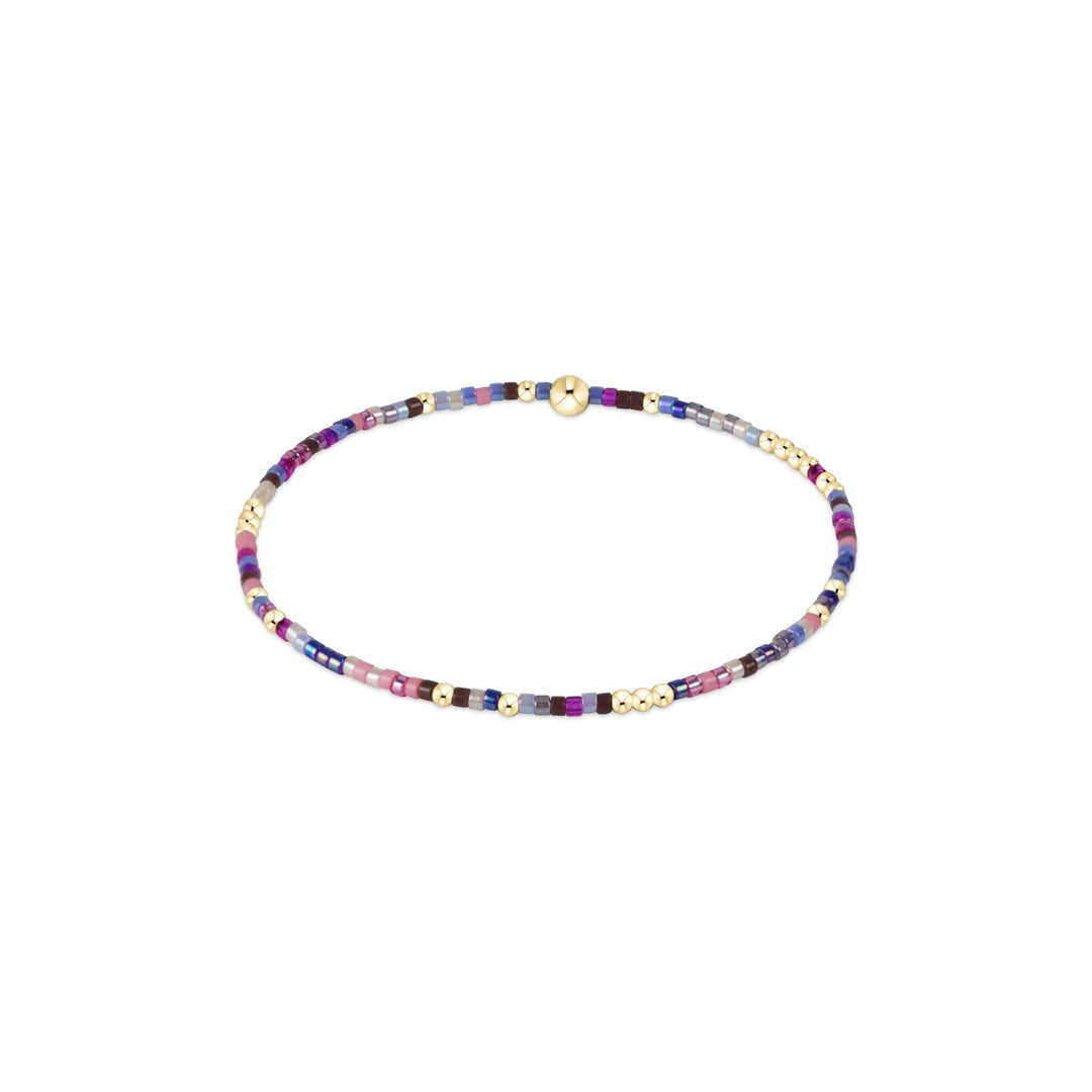 enewton Hope Unwritten Bracelet in Too Glam To Give A Jam – berry and gold beaded bracelet