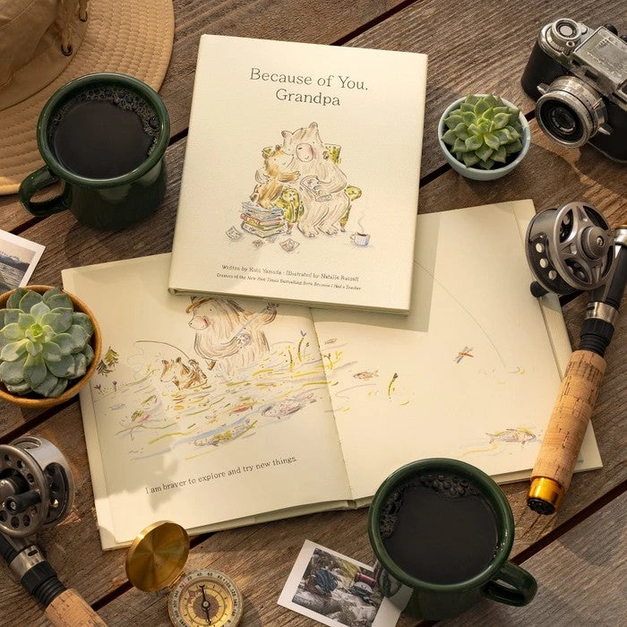 Because of You, Grandpa | Illustrated Hardcover Gift Book