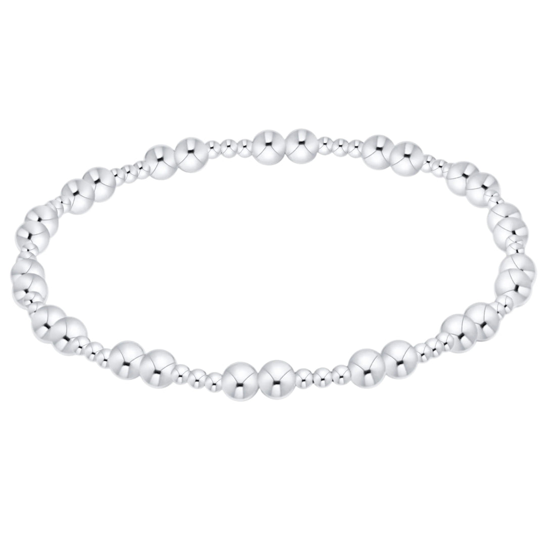 enewton sterling silver beaded bracelet with 2mm and 4mm stretch design