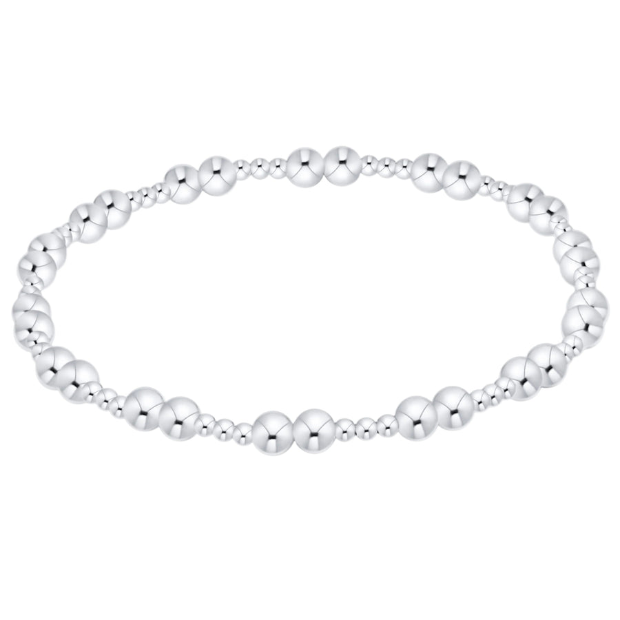 enewton sterling silver beaded bracelet with 2mm and 4mm stretch design