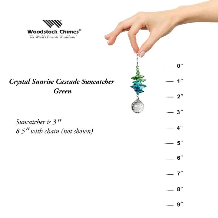 Crystal Sunrise Cascade - Green