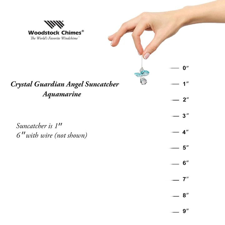 Crystal Guardian Angel-Aquamarine