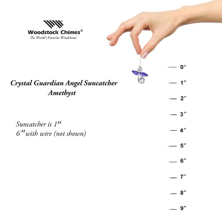 Crystal Guardian Angel-Amethyst