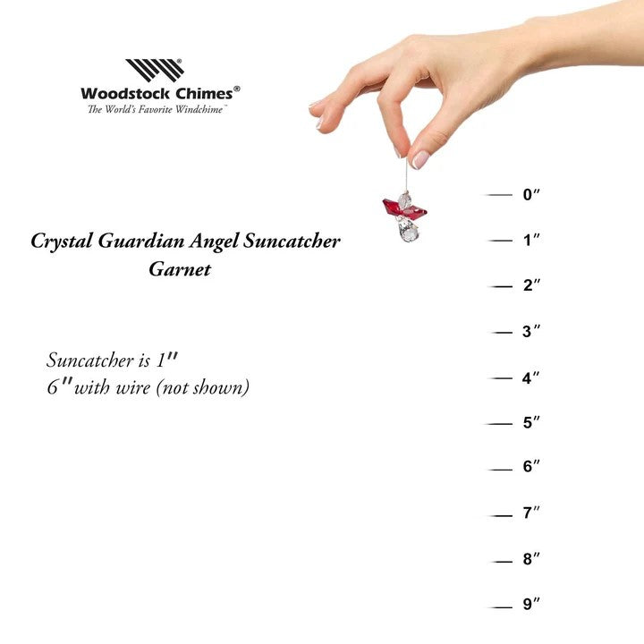 Crystal Guardian Angel-Garnet