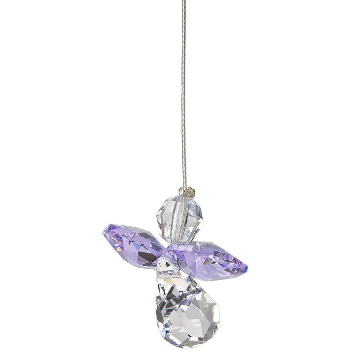 Crystal Guardian Angel-Light Amethyst