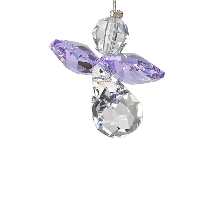 Crystal Guardian Angel-Light Amethyst