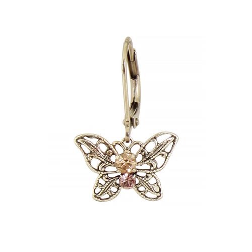 Crystal Filigree Butterfly Earring