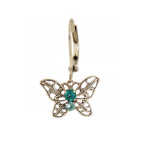 Crystal Filigree Butterfly Earring