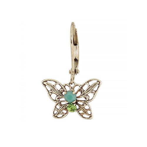 Crystal Filigree Butterfly Earring