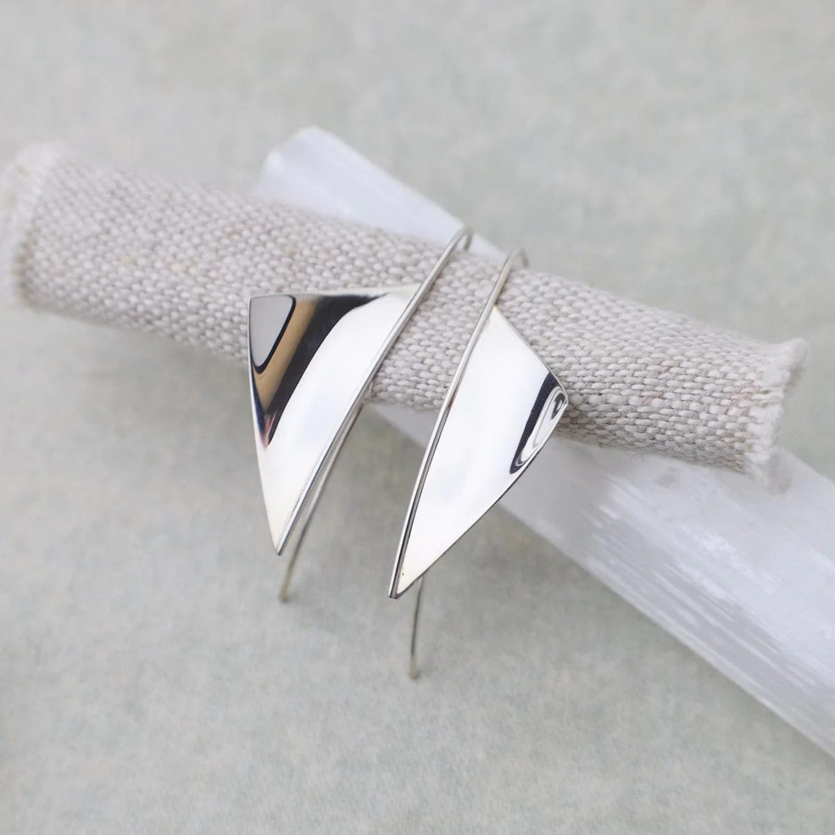 Abstract Triangle Earring