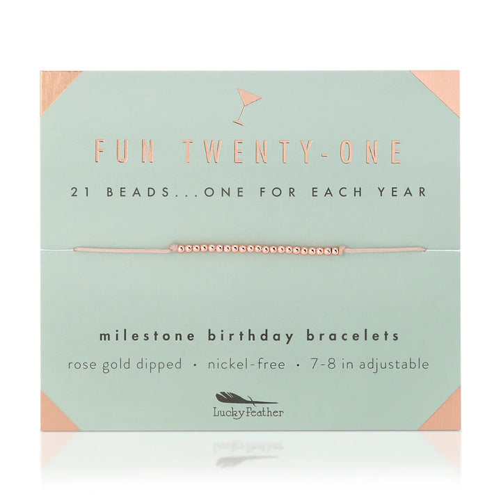 Milestone Birthday Bracelets