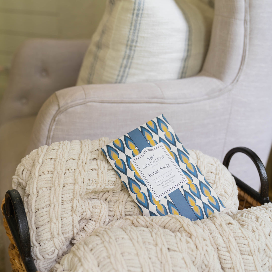 Large Sachets | Indigo Suede