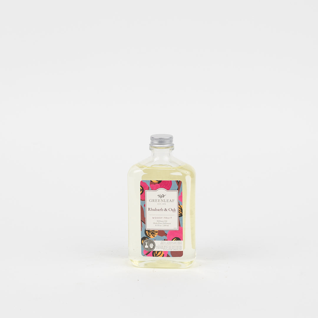 Reed Diffuser Oil Refill | Rhubarb & Oak