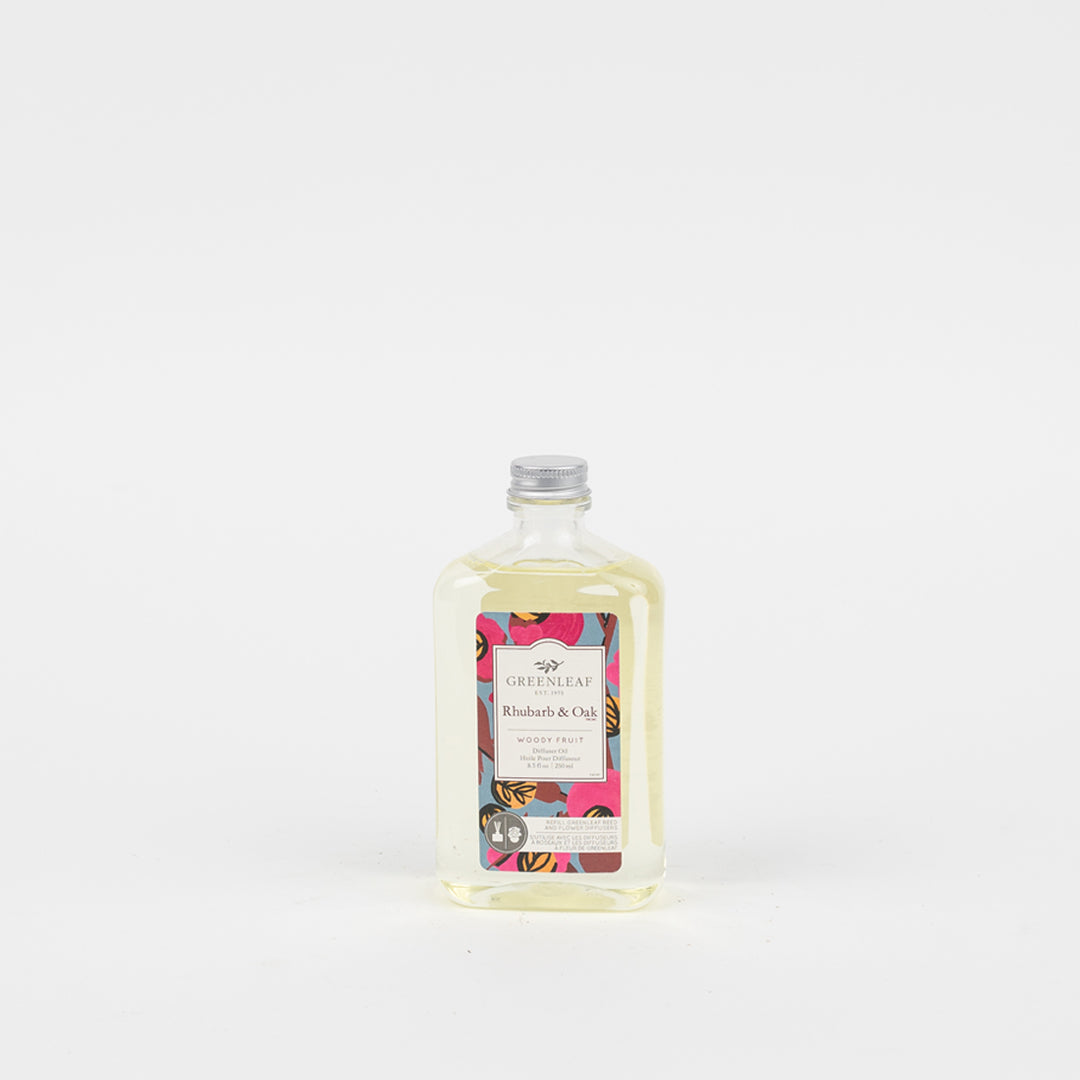 Reed Diffuser Oil Refill - Rhubarb & Oak