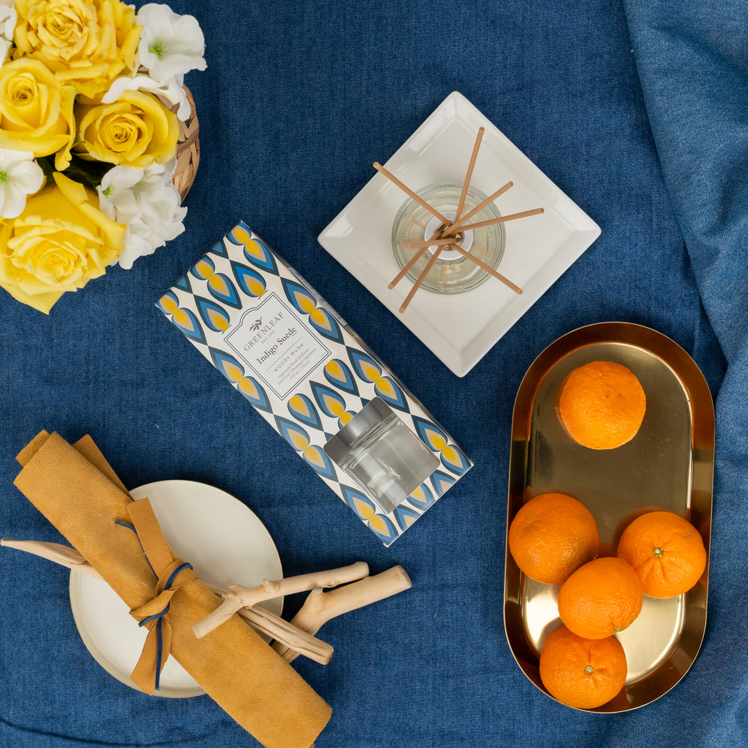 Reed Diffusers | Indigo Suede